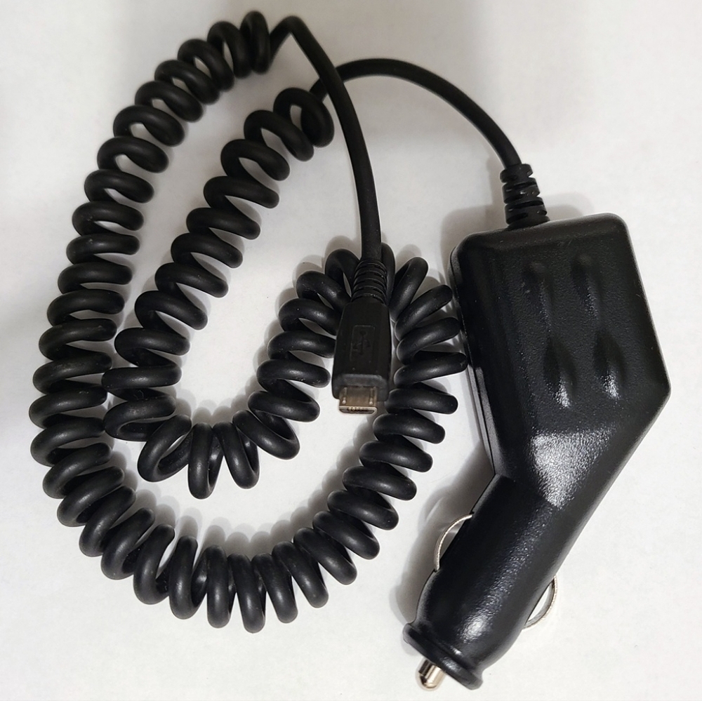 Micro-B Car Cigarette Lighter Cell Phone Power Adapter Charger